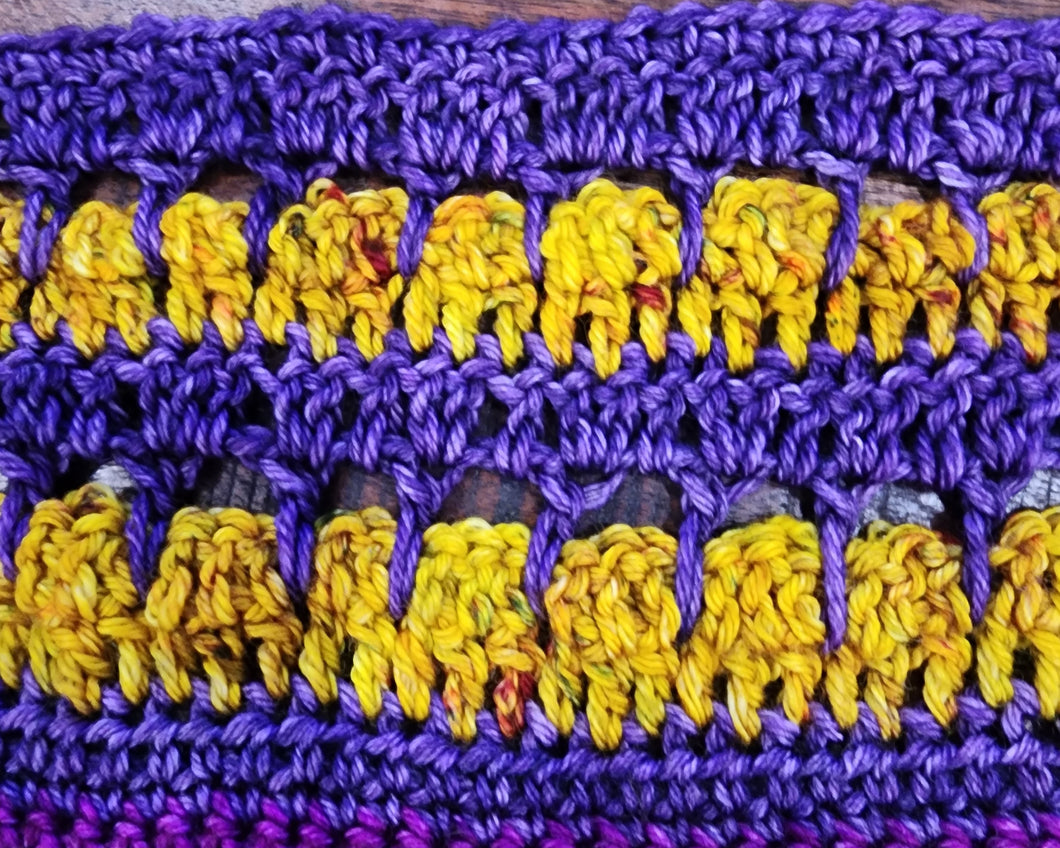 Detour: A Serendipitous Traveling Scarf Section (Crochet)